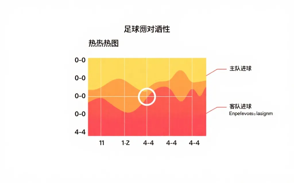 基于期望进球的比分概率热力图示例